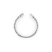 Grand Platinum Cushion Cut Diamond Line Bracelet (7 Inch)