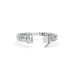 Grand Platinum Cushion Cut Diamond Line Bracelet (7 Inch)