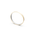 Modern Two-Tone Platinum and Gold Bangle Bracelet with Central Diamond Accent