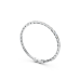Luxurious Platinum Baguette Diamond Line Bracelet