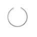 Dazzling Platinum Classic Round Diamond Tennis Bracelet (6.5 Inch)