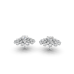 Articulated Round Cut Diamond Earrings