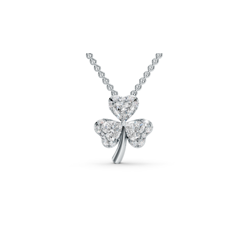 Open-Frame Diamond Pendant