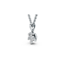 Four-Petal Floral Diamond Pendant