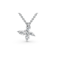 Marquise Cut Diamond Solitaire Pendant