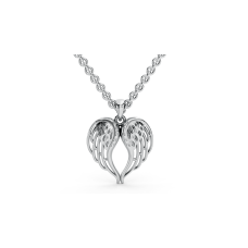 Shine Heart Shaped Platinum Pendant