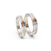 The Aveline Dual-Tone Diamond Couple Bands