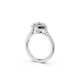 Classic White Gold Round Diamond  Ring